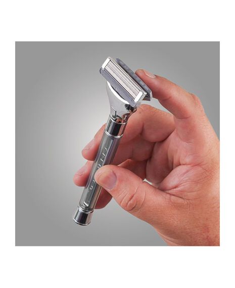 Barber Grade Razor with Blade Refills 2 Pack