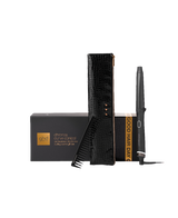 chronos curve conical wand hair curler gift set - limited edition