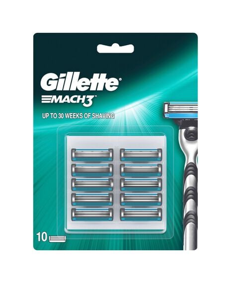 Mach 3 Blades Refill 10 Pack