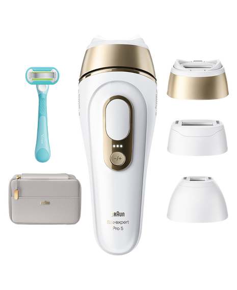 Silk-expert Pro 5 IPL Hair Removal Device with 3 Heads