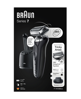 Series 7 Wet & Dry Electric Shaver with Precision Trimmer Head & Clean & Charge Station