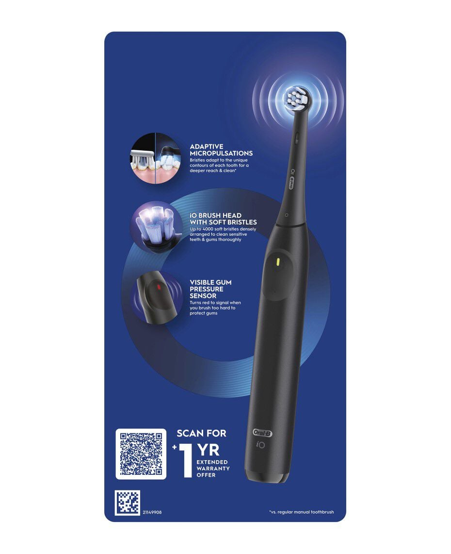 Oral-B | iO2 Electric Toothbrush - Black | Shaver Shop
