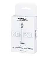 LED Whitening Replacement Brush Head Refills 2 Pack - Coconut Milk