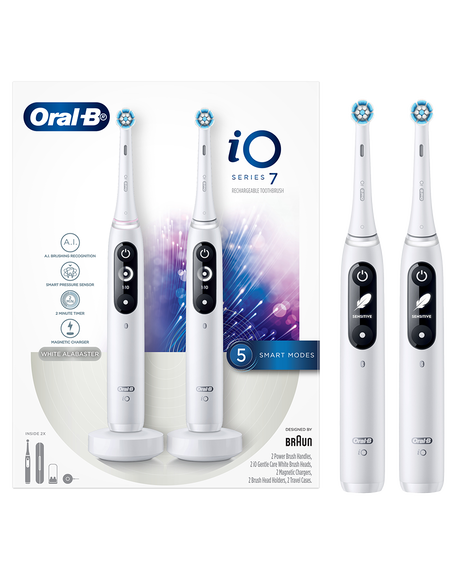 iO7 Electric Toothbrush Dual Handle Pack