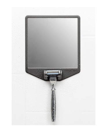 The Joseph | Mirror & Razor Holder - Charcoal