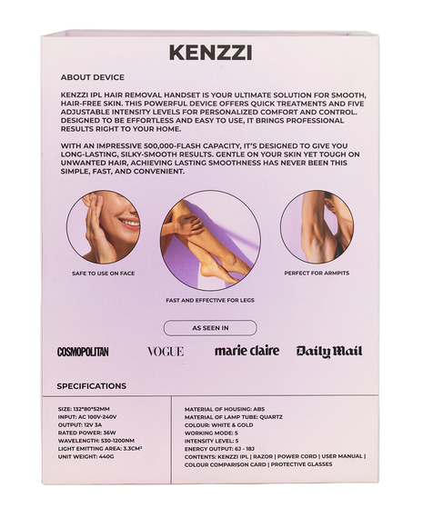 IPL Hair Removal Device - Purple