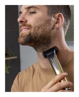 Waterproof Lithium-Ion 18K Stainless Steel Grooming Kit with Bonus Storage Case - Gold