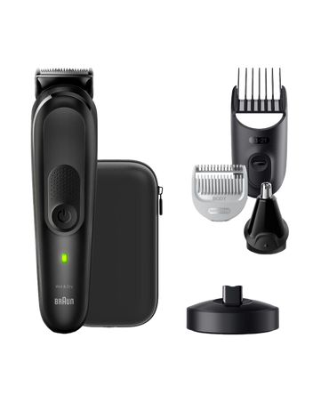 Series 7 17-in-1 All-in-One Waterproof Style Grooming Kit with Premium Travel Case and Charging Stand