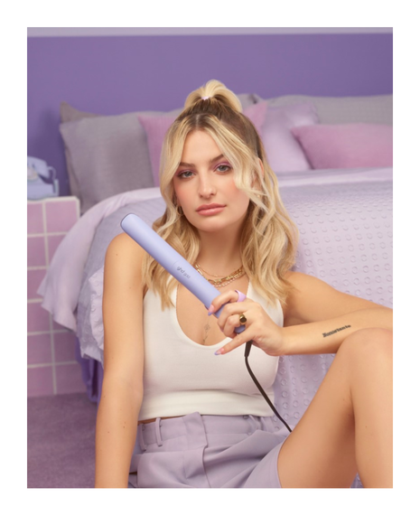 gold hair straightener limited edition ID collection - fresh lilac
