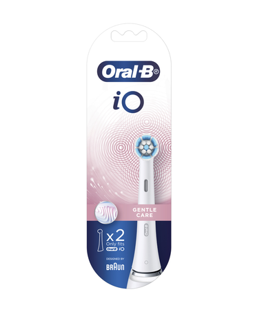 iO Gentle Care Replacement Brush Heads 2 Pack - White