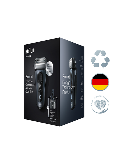 Series 8 Latest Generation Wet & Dry Electric Shaver with 4 in 1 Smart Care Centre and Fabric Travel Case