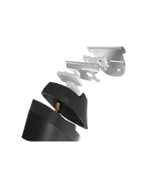 Stainless Steel sUper-close+ Trimmer - Black