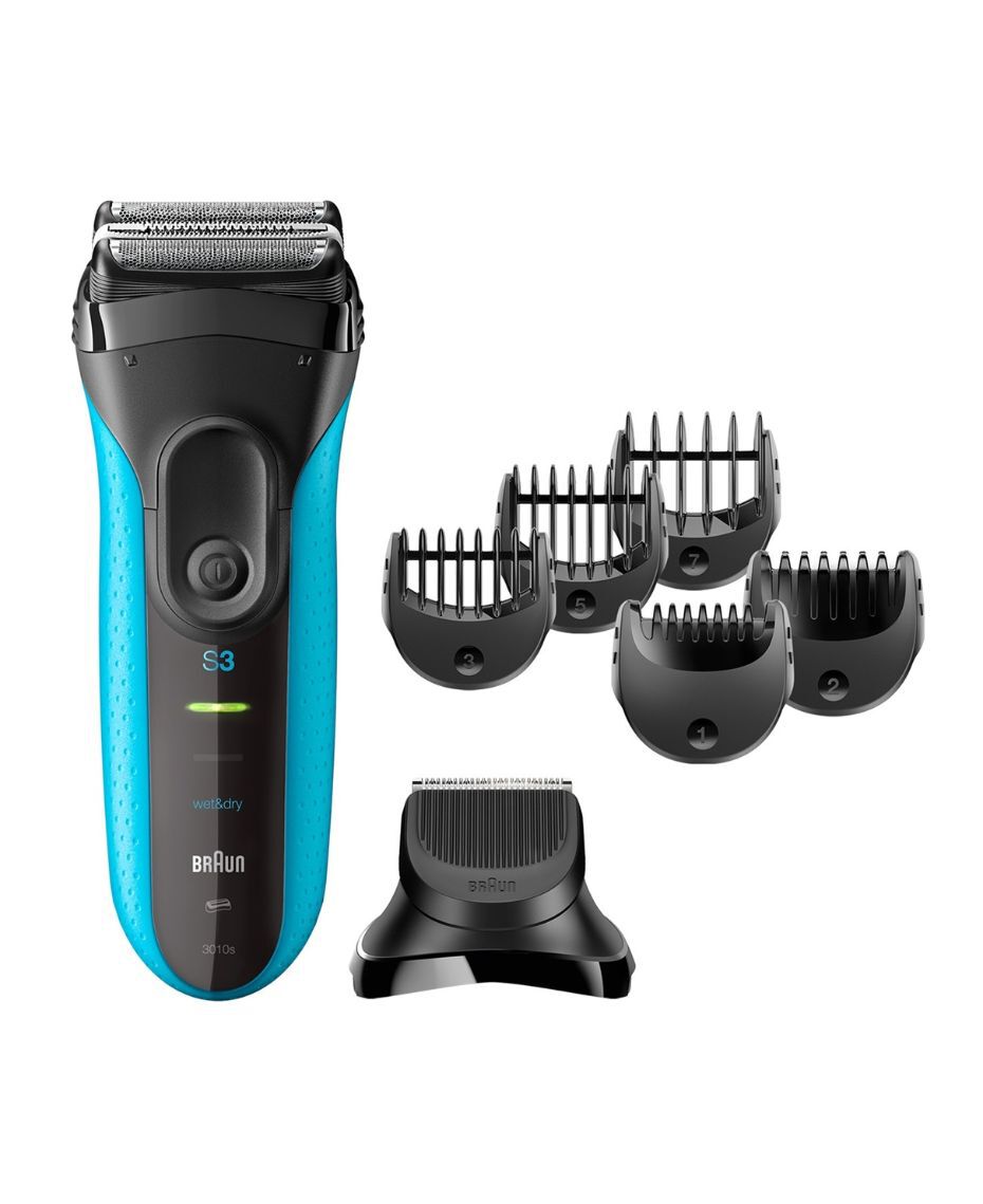 electric razor with attachments
