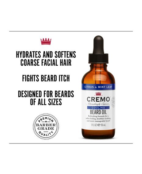Cooling Citrus & Mint Leaf Beard Oil - 30mL