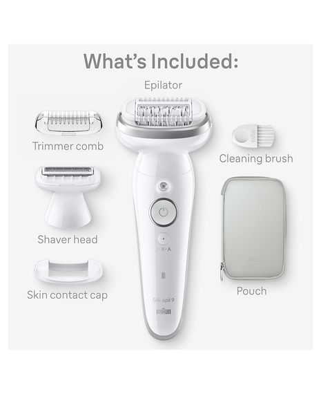 Silk-épil 9 3D Epilator with 4 Extras