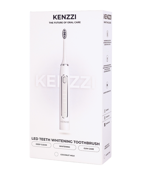 LED Whitening Sonic Electric Toothbrush - Coconut Milk