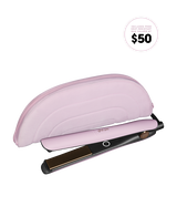 gold professional hair straightener in pink sorbet - limited edition