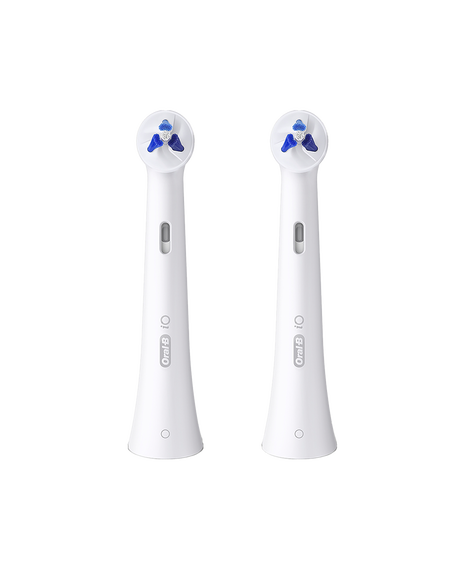 iO Specialised Clean Brush Head Refills 2 Pack - White