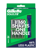 Solo 3 Razor with Blades Refill 16 Pack