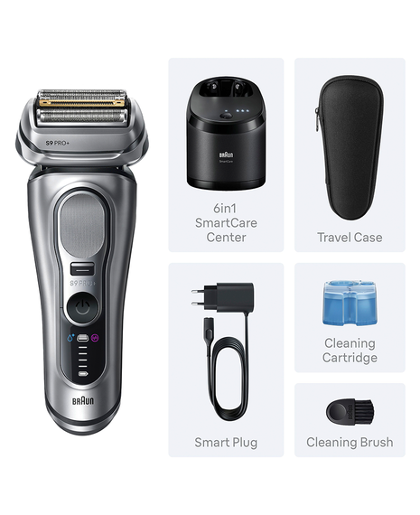 Series 9 PRO+ Wet & Dry Electric Shaver with 6-in-1 SmartCare Center