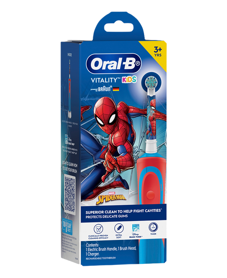 Kids Vitality Marvel Spider-Man Electric Toothbrush