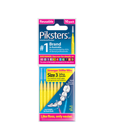 Interdental Brushes 10 Pack - Size 3