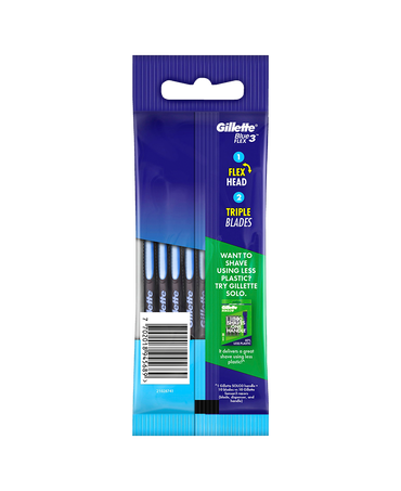 Blue 3 Razor 8 Pack