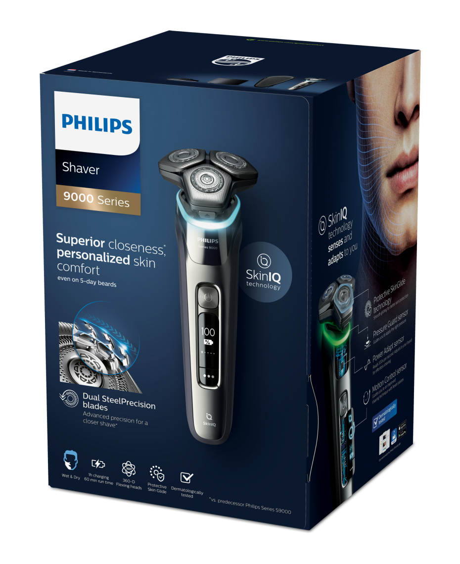 Philips | Series 9000 SkinIQ Electric Shaver with Charging Stand