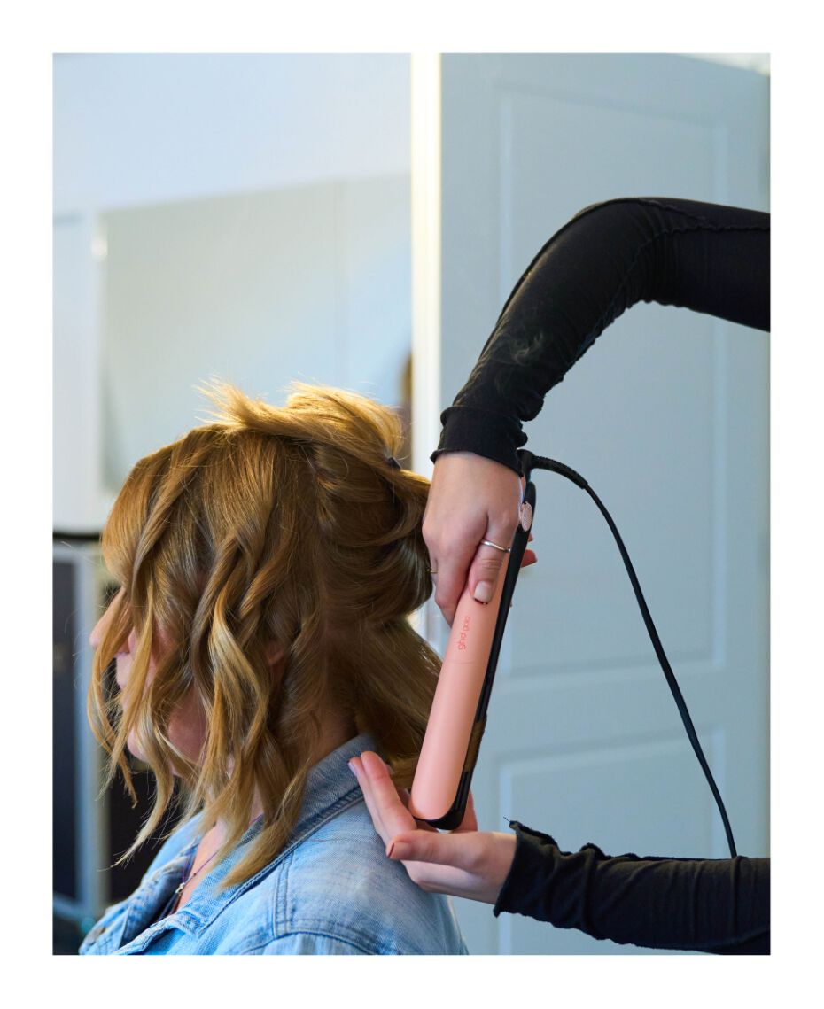 Gold styler ceramic flat iron sales