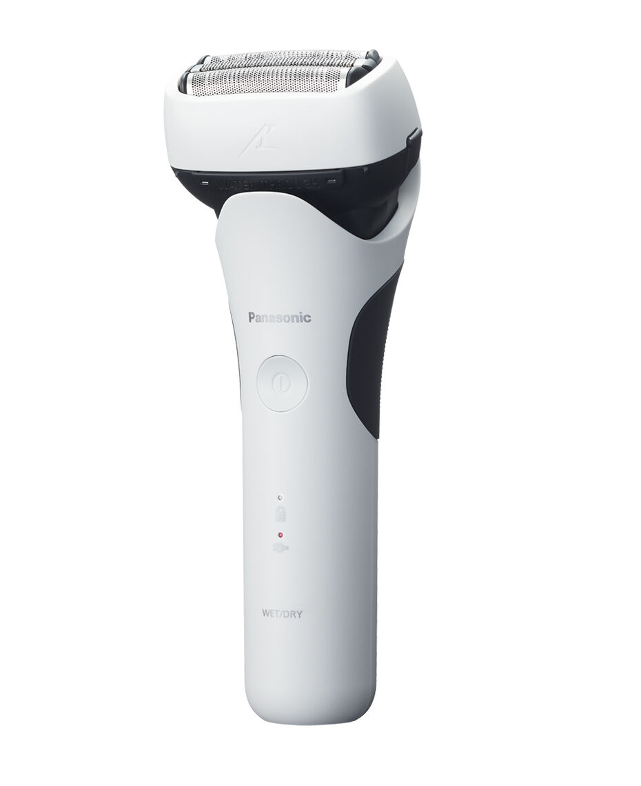 White Electric Razor Panasonic | 3-Blade Wet & Dry Electric Shaver - White | Shaver Shop