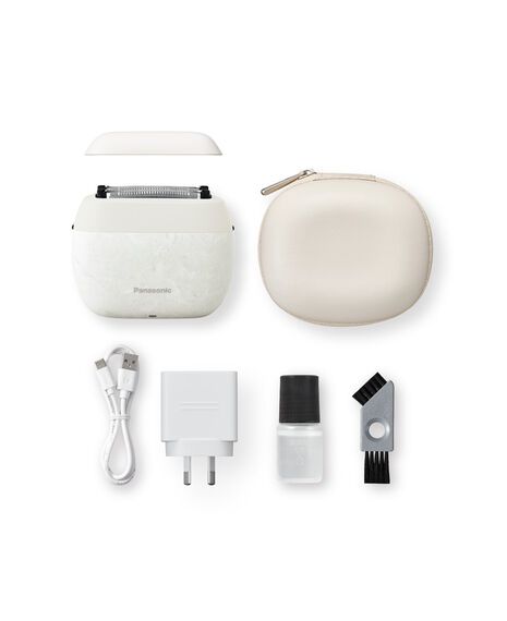 5-Blade Wet & Dry Compact Electric Shaver - White NAGORI