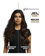 chronos max wide plate hair straightener gift set - limited edition