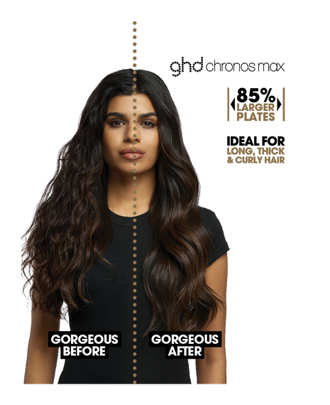 chronos max wide plate hair straightener gift set - limited edition