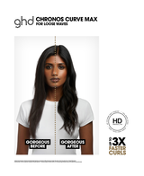 Chronos Curve Max Wand Hair Curler in Candy Coral - Limited Edition