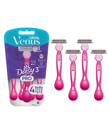 Daisy 3 Pro Razor 4 Pack