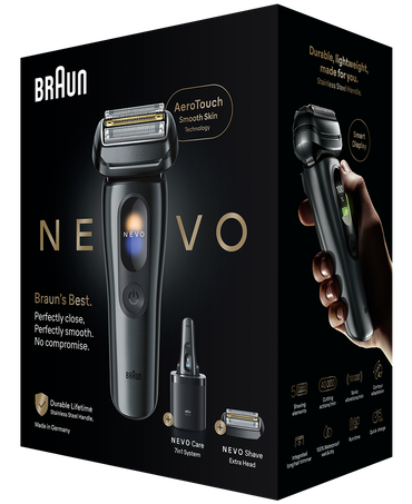 NEVO Wet & Dry Electric Shaver with 7-in-1 Care System & Extra Shaver Head