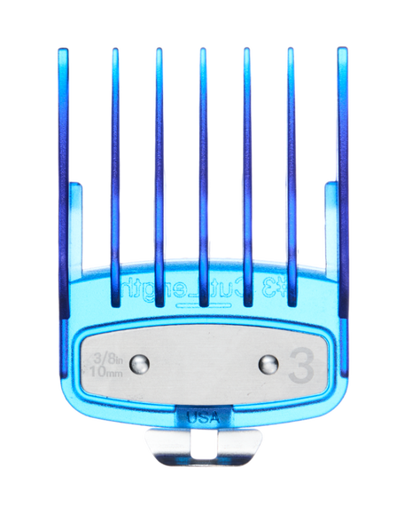 Hair Clipper Guide Comb #3 - 10MM - Blue