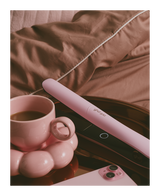 gold professional hair straightener in pink sorbet - limited edition