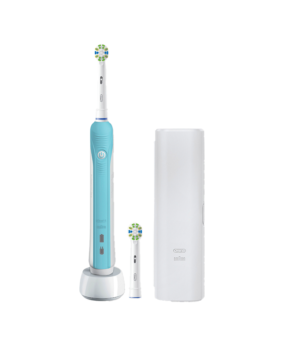 Oral-B | Pro 800 Electric Toothbrush with Travel Case - Blue