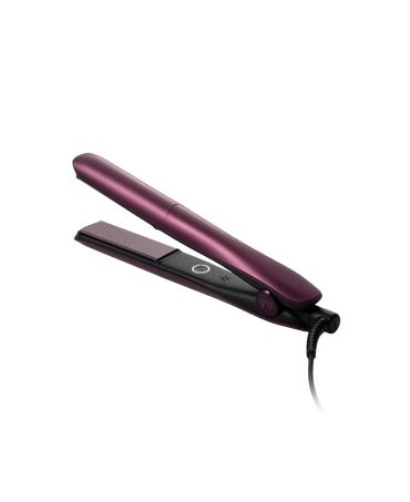 gold professional hair straightener in cherry chic - limited edition