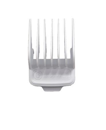 Magnetic Hair Clipper Guide Comb #6 - 19MM - White