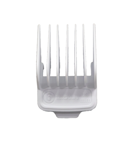 Magnetic Hair Clipper Guide Comb #6 - 19MM - White