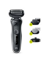 Series 5 Easy Rinse Electric Shaver with Beard Trimmer Head & Charging Stand