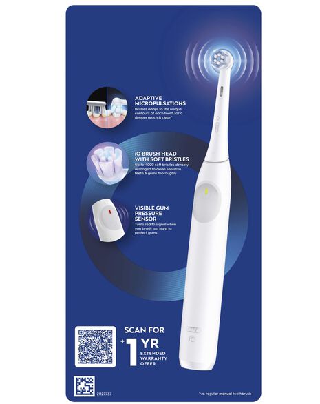 iO2 Electric Toothbrush - White