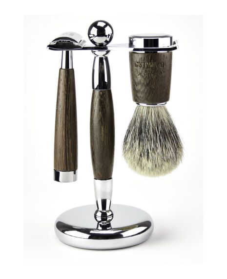 3 Piece Wenge Wood Shave Set