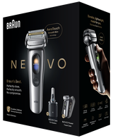 NEVO Wet & Dry Electric Shaver with 7-in-1 Care System & PowerCase