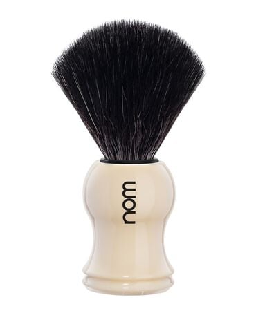 NOM GUSTAV Black Fibre Shaving Brush - Cream
