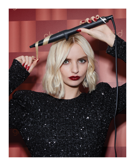 chronos curve conical wand hair curler gift set - limited edition