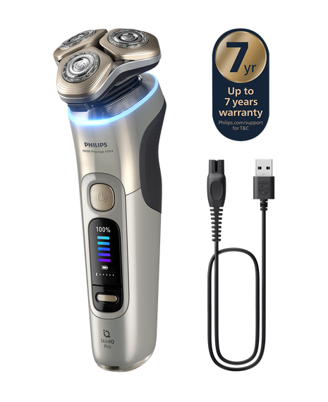 Series i9000 Prestige Ultra Wet & Dry Electric Shaver with Quick Clean Pod & UV Power Case