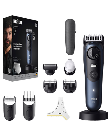 Series 7 Waterproof Beard Trimmer with 10 Barbering Tools & Accessories